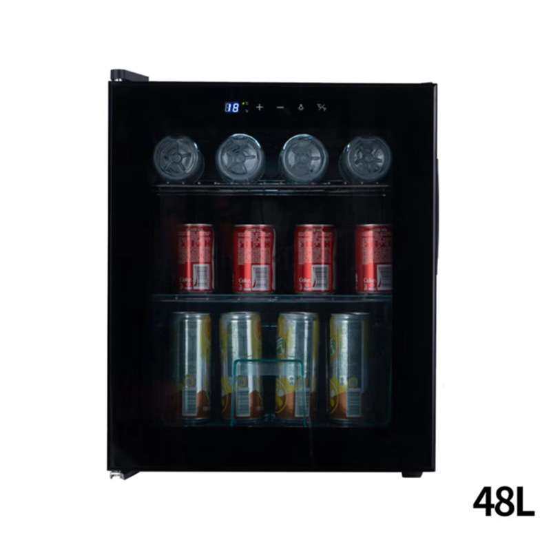 冷藏展示冰箱小型透明玻璃门风冷二人世界侧开式单门黑色冰吧70L,电子元器件市场,其它元器件,淘宝优惠券,粉丝福利购,淘宝优惠卷