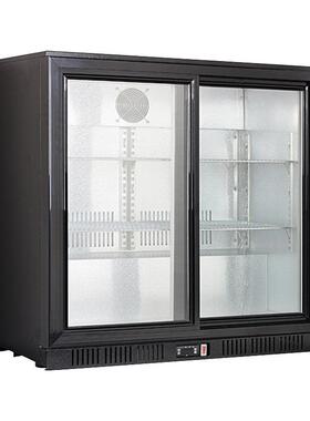 泰通行酒吧吧台小冰柜饮料冷藏展示柜商用双移门拉门保鲜冷藏柜