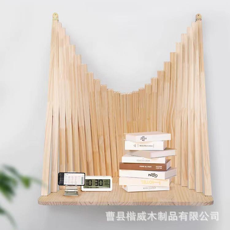 木制折叠简约风桌挂墙式可折叠壁桌高颜值折叠书桌空间收纳式桌子