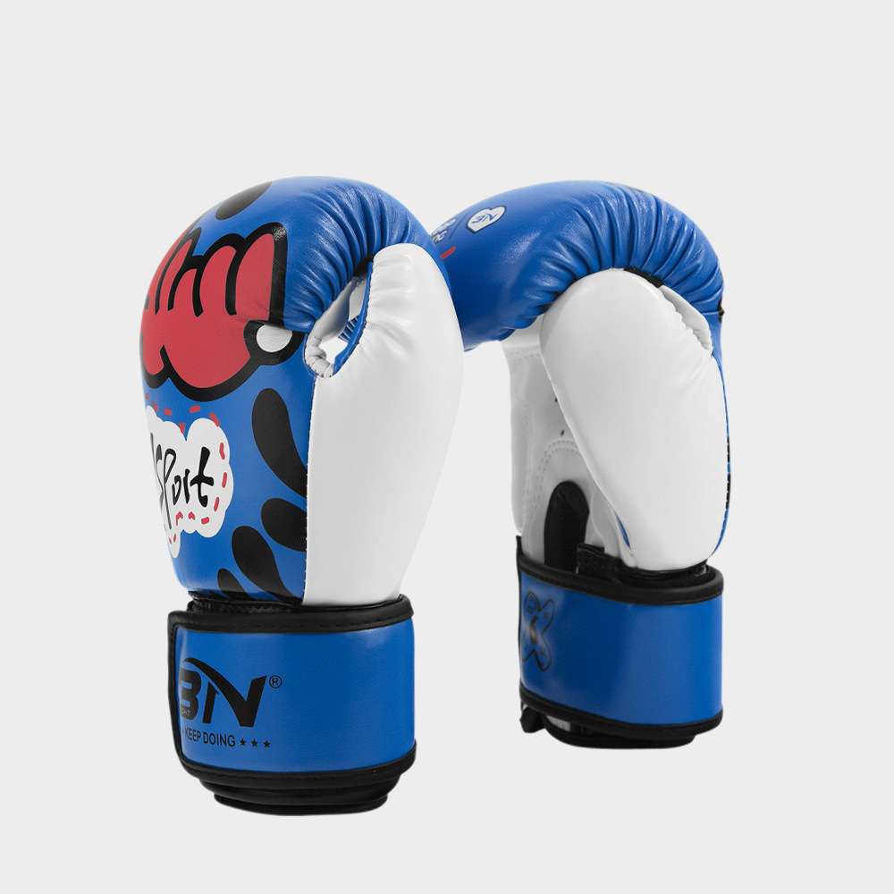 BN 6OZ儿童男女全指MMA泰拳散打拳击手套MMA跆拳道格斗搏击拳套