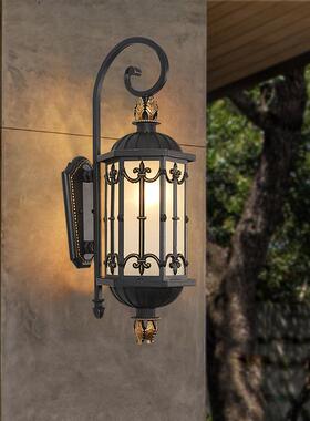 新中式室外铸铝壁灯别墅小区阳台LED灯走廊大门壁灯户外墙壁灯具