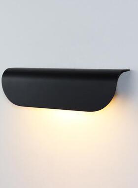 壁灯户外防水黑色极简门牌灯庭院别墅门头灯楼梯过道阳台墙壁灯具