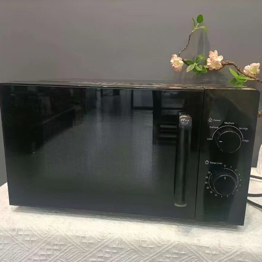 MicrowaveOven跨境欧式家用25L微波炉转盘加热预约定时微波炉