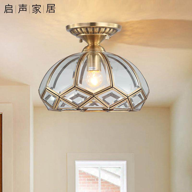 全铜美式乡村过道吸顶灯欧式复古玄关灯阳台灯楼梯灯家装灯饰,畜牧/养殖物资,畜牧/养殖器械,淘宝优惠券,粉丝福利购,淘宝优惠卷