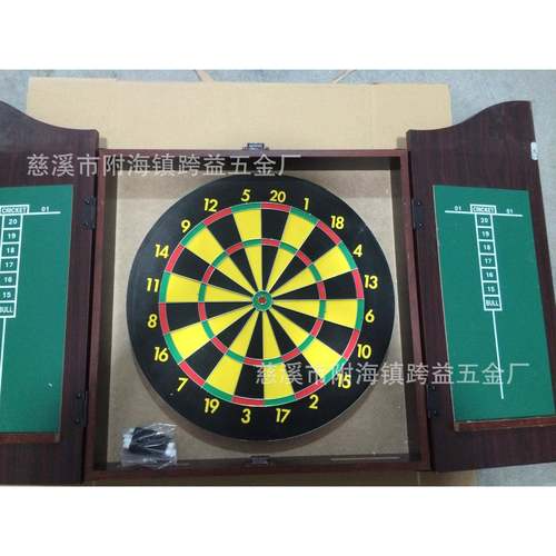 18寸纸靶木箱飞镖靶飞镖套装工厂飞镖盘