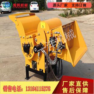 新款碎枝机柴油碎木机园林修剪柳树条木头粉碎机