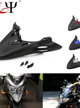 适用V-Strom/DL65012－17年加装鸟嘴前板扩展板前板保护板