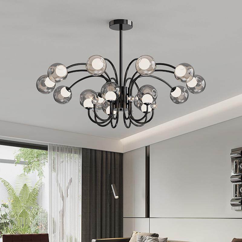 客厅灯2025新款意式极简餐厅吊灯房间灯魔豆大厅主灯设计感灯具