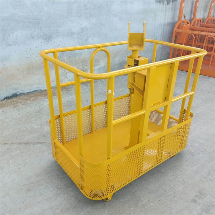 吊车吊篮建筑吊篮 高空作业安全篮子 建筑工地用吊车吊篮厂家