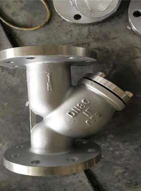 316L不锈钢法兰Y型过滤器GL41H-25RL DN65