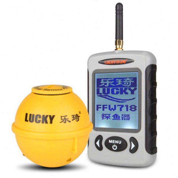 乐琦声纳无线探鱼器可视高清鱼群探测器垂钓声呐钓鱼器找鱼器中文