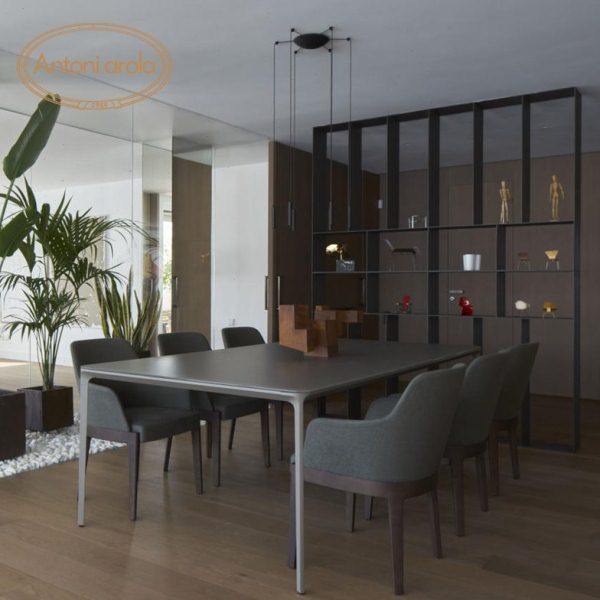 意式极简餐厅家具进口岩板餐桌椅组合小户型餐台饭桌长方形铝合金,住宅家具,岩板餐桌,淘宝优惠券,粉丝福利购,淘宝优惠卷