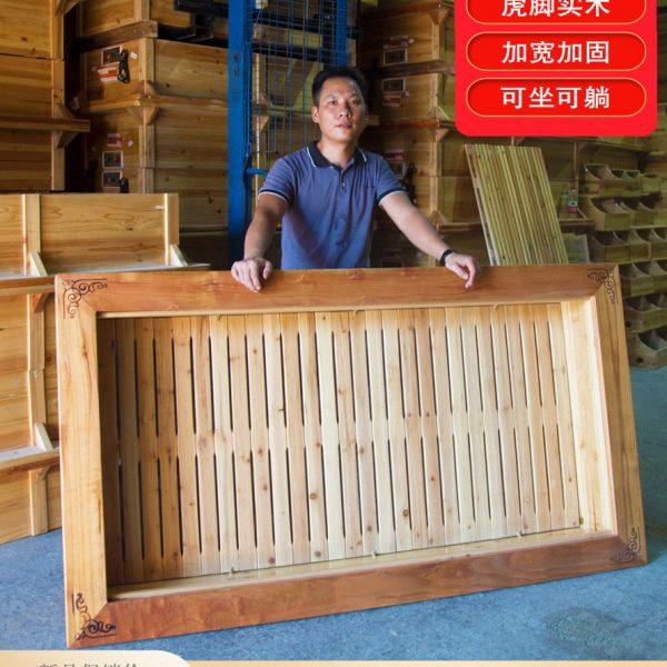 湖南人实木烤火箱电火柜火桶火炉家用长方形电取暖器木制可躺冬天