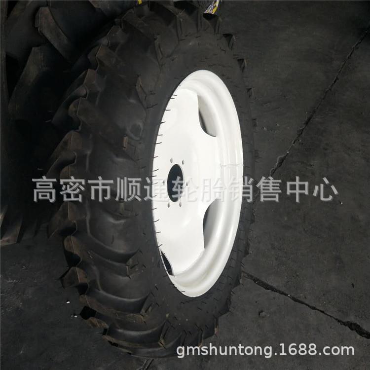 供应拖拉机轮胎8.3-24人字花纹轮胎83-24带钢圈轮胎