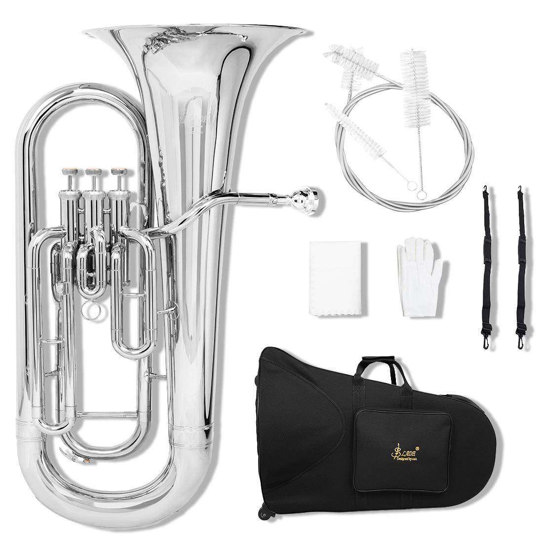 SLADE雷德降Bb调立键号乐器上低音号乐队学校演奏级乐队专业演奏