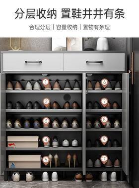 家用鞋柜体柜实木简易多层一XVT实木户鞋柜纳玄关柜收柜储入物柜