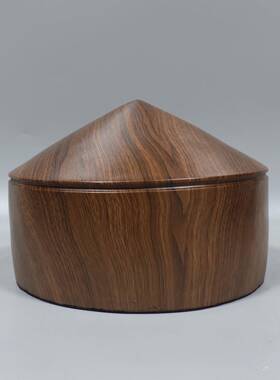 现代客简约设计感木纹形几何摆样蒙古包板锥间售楼处厅书件房软装