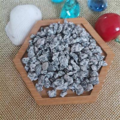 黑白点石子灰碎石园林景观露麻营地铺石水石骨芝料透水147地磨坪