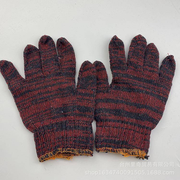 防护手套电脑红适纱手套劳TMM保线手套舒耐6磨00克70克800克10000