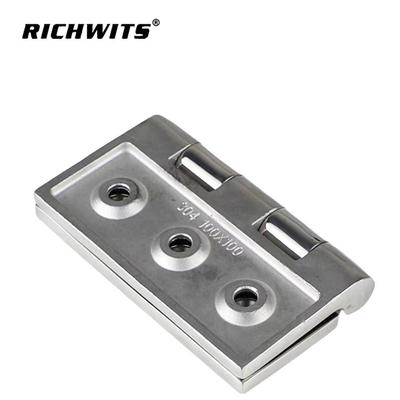 304不282锈钢合页业3设备柜门工合页铰船用重型铰链加厚16合页链