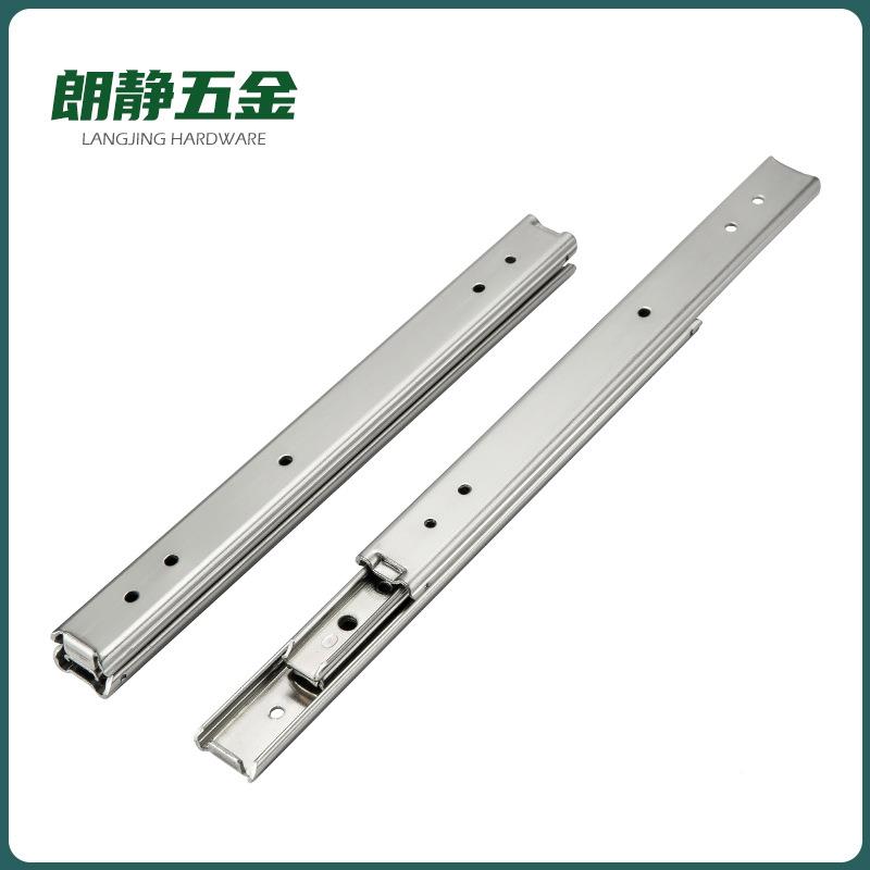 20宽双层DA62不锈钢滑轨304耐温IDA62烤I高箱滑线性滑轨三节式轻