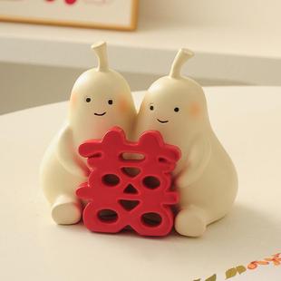 永不分高梨摆娘件新1006-双婚结婚礼物送礼品新新郎新人闺蜜朋友