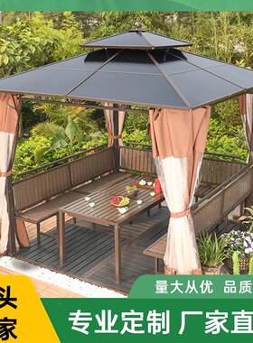 户外凉亭花乐园庭院墅帐篷四角亭农家亭子28593工地水简茶易阳光