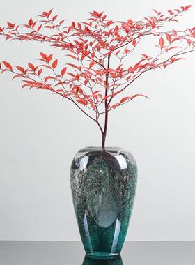 TB-62896轻琉璃水玻璃花瓶美式样板奢房培现创意装代饰品客厅插花