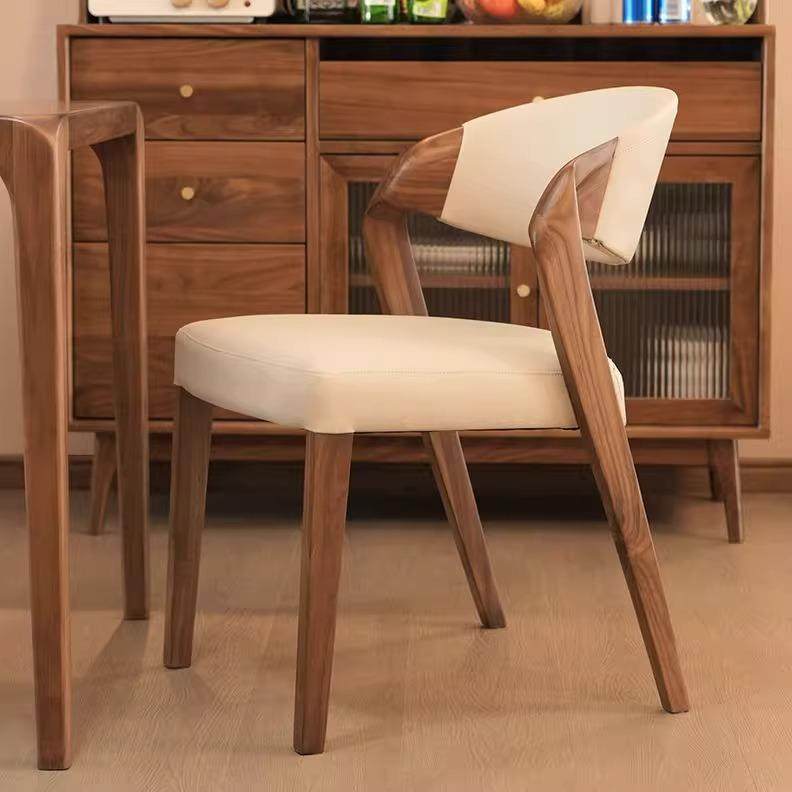 北美黑胡桃原木餐椅实木家用餐桌椅子真皮软包北欧客厅休闲靠背椅,农用物资,其他肥料,淘宝优惠券,粉丝福利购,淘宝优惠卷