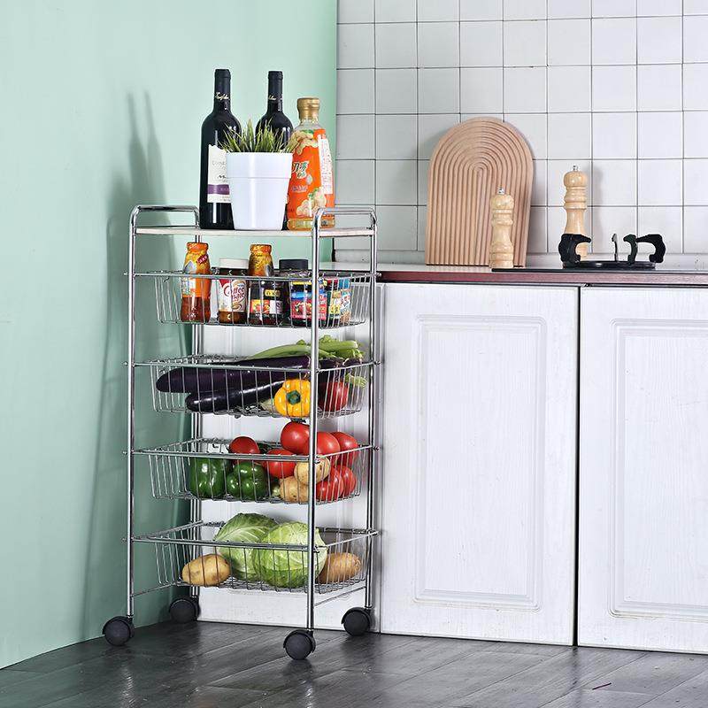 厨房置物架蔬菜篮子收纳架子推车落地多层收纳神器置物储物架铁艺,农用物资,其他肥料,淘宝优惠券,粉丝福利购,淘宝优惠卷