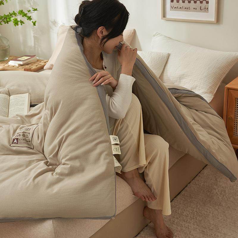 新款母婴级小竺棉提花大豆冬被立体大豆被芯双人春秋被宿舍被,纺织面料/辅料/配套,纺织机械配件,淘宝优惠券,粉丝福利购,淘宝优惠卷