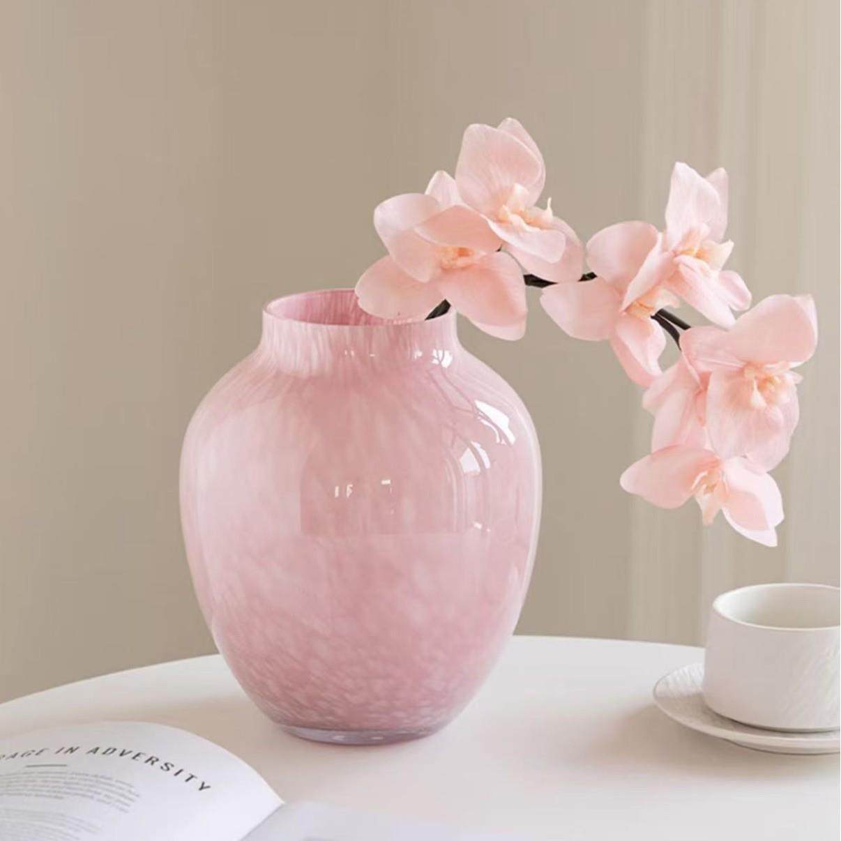 北欧中古天蓝色条纹玻璃花瓶鲜花圆桶花器高颜值插花客厅装饰摆件,机械设备,其他机械设备,淘宝优惠券,粉丝福利购,淘宝优惠卷