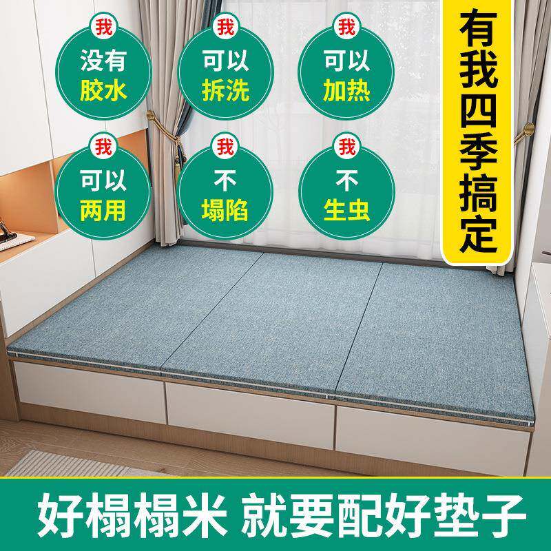 坐垫日式地垫秋冬踏踏米双面床垫榻榻米垫子可订加热炕垫椰棕新品