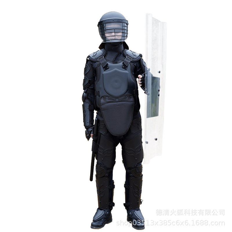 厂家直销防护盔甲服防爆服硬质全身防护铠甲盔甲服狐狸LOGO