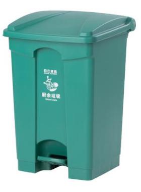 HT68L脚踏式垃圾桶灰色厨余垃圾