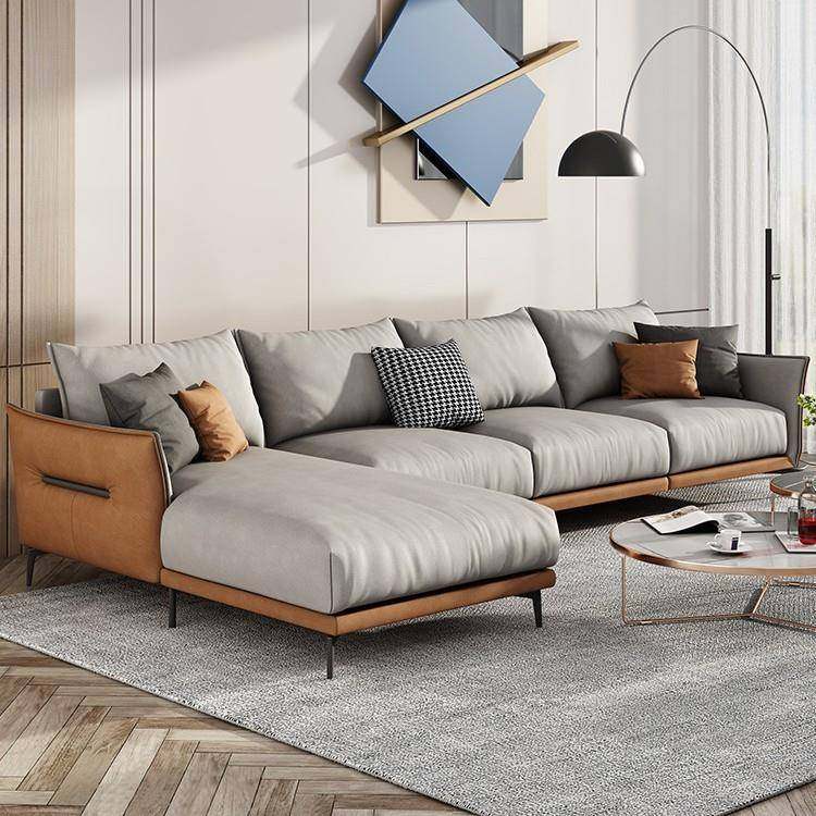 北欧科技布沙发现代简约小户型转角贵妃组合意式极简布艺沙发757,纺织面料/辅料/配套,纺织机械配件,淘宝优惠券,粉丝福利购,淘宝优惠卷
