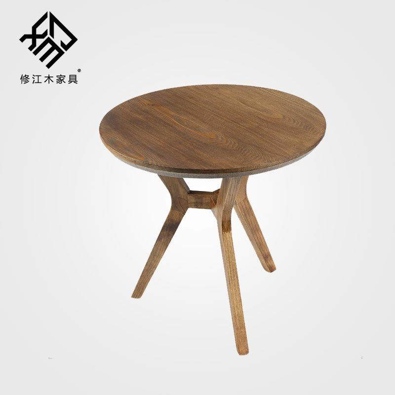 木骨架家用圆形休闲茶几小户型客厅创意茶桌现代简约实木洽谈桌,机械设备,其他机械设备,淘宝优惠券,粉丝福利购,淘宝优惠卷