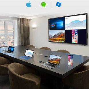 55寸平板触摸教学培训一体机电视教室会议用教学一体机
