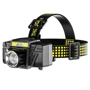 P50圆光斑头灯户外高亮变焦感应灯USB充电维修应急工作灯可换电池