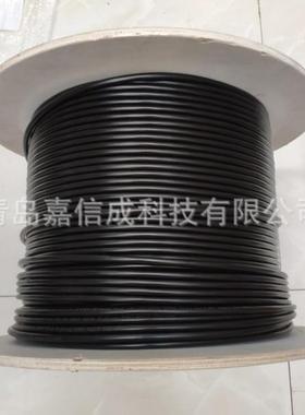一舟超五类SF/UTP室外双屏蔽网线D156黑色HSYPP-5e阻水PE护套