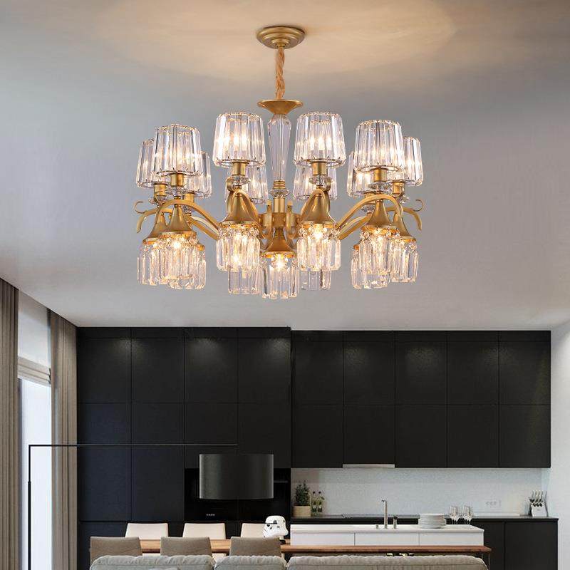 新中式吊灯大厅灯后现代轻奢简约餐厅灯复式楼别墅客厅书房灯具,收纳整理,烫衣板及配件,淘宝优惠券,粉丝福利购,淘宝优惠卷