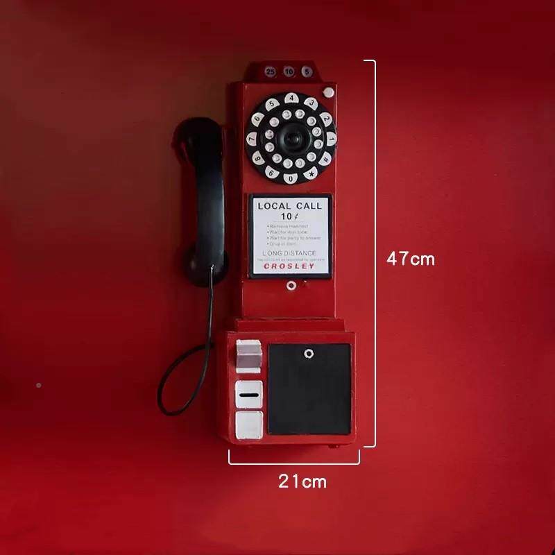 铁艺电话亭邮筒摆大展厅售楼落WY-1688件地场景厅陈列装饰场DP布