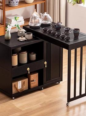 移柜全动小型茶桌茶水家用放GSZ阳台泡茶桌茶喝台一体茶几桌子茶