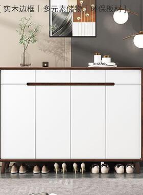 实木鞋柜中式进门一体入关户客厅收门纳家门口玄储物柜厅WQM大容