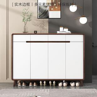 实木鞋柜中式进门一体入关户客厅收门纳家门口玄储物柜厅WQM大容