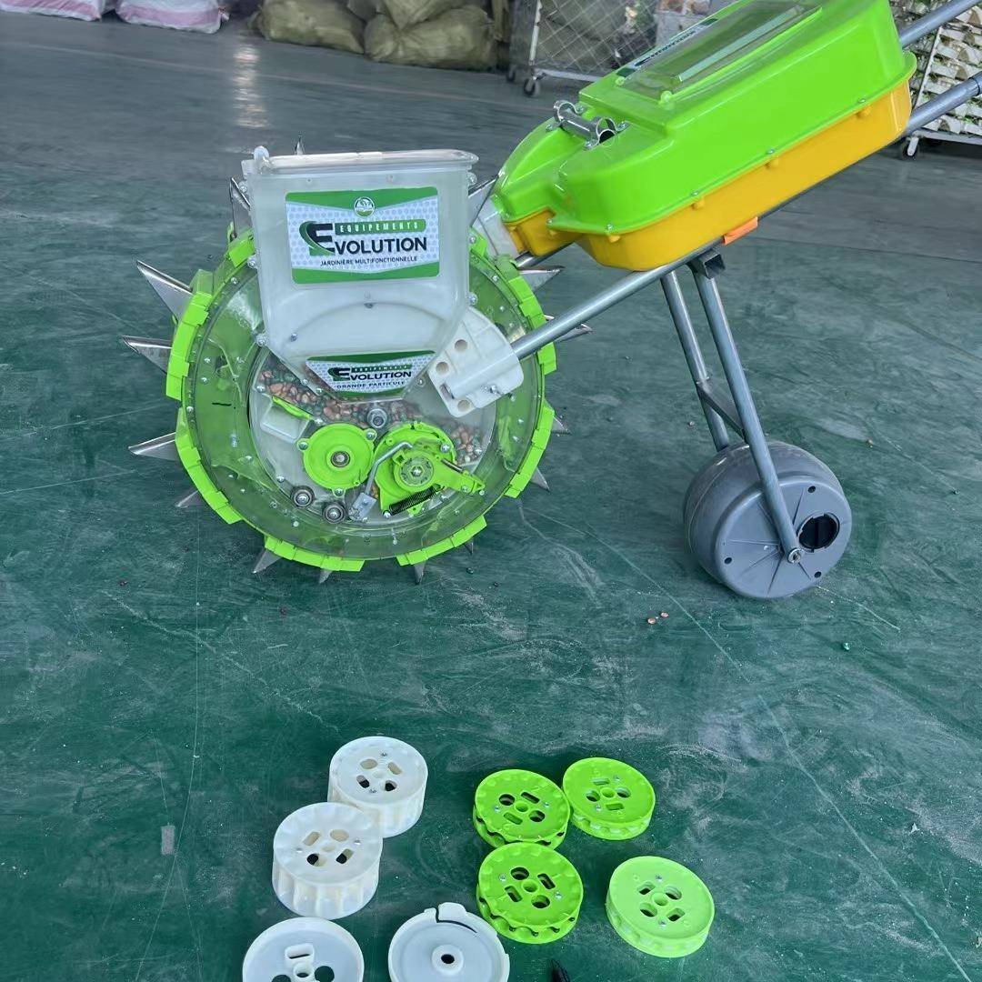 手推播种器玉米种同播一体机自LQP肥动补籽米玉花生大豆播种机全