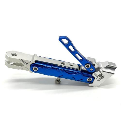 摩托调车可脚撑支架小牛电动CNC摩托车改铝合金加工脚撑节改装车