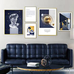 北欧画组合墙画客厅挂画装沙发背景18五联组墙现简代约饰餐厅墙面