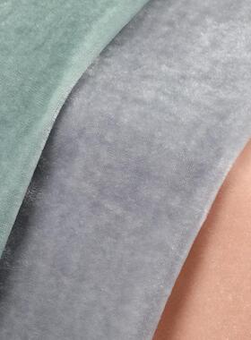 170g锦绒无弹丝面料仿真丝丝绒面料绒旗CBQ袍礼服家纺金丝绒面料