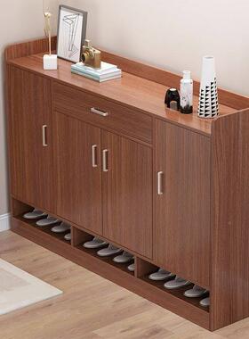 实木鞋柜家用门口台衣容柜入户橱物柜FYY大量小户型阳储柜收纳置